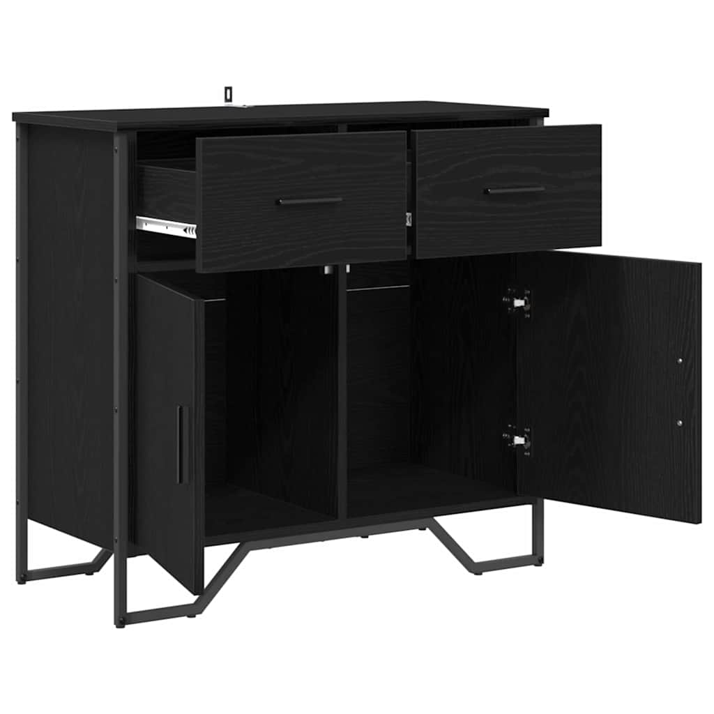 Buffet Chêne noir 79.5 x 35.5 x 74.5 cm Bois d'ingénierie - XIOS