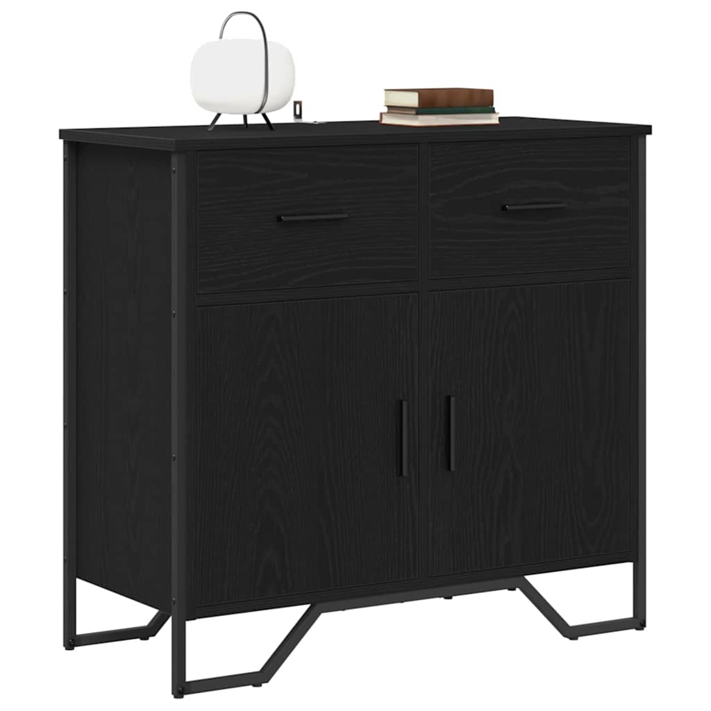 Buffet Chêne noir 79.5 x 35.5 x 74.5 cm Bois d'ingénierie - XIOS