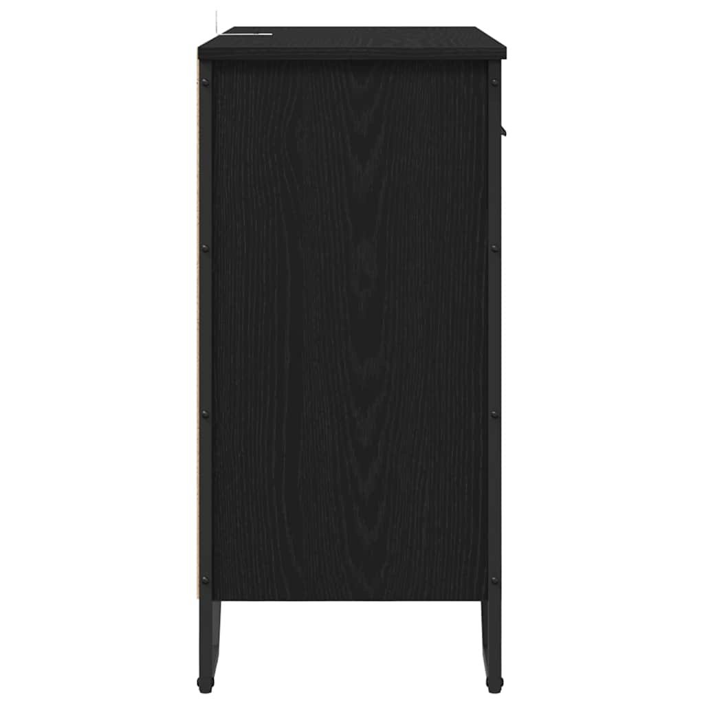 Buffet Chêne noir 79.5 x 35.5 x 74.5 cm Bois d'ingénierie - XIOS