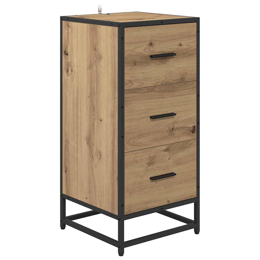 Buffet Chêne artisanal 35,5 x 35 x 76 cm - XIOS