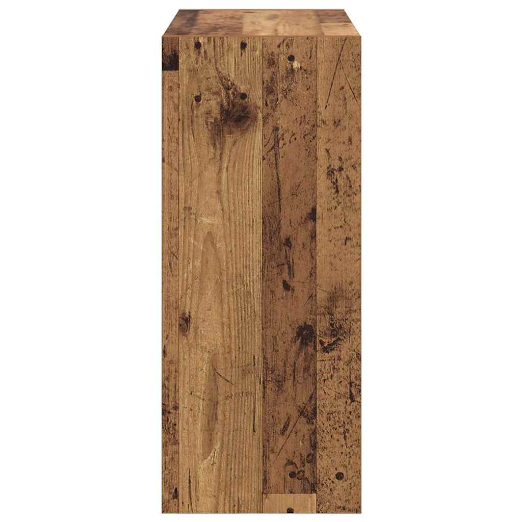 Bibliothèque Bois ancien 60 x 30 x 72 cm Bois d'ingénierie - XIOS