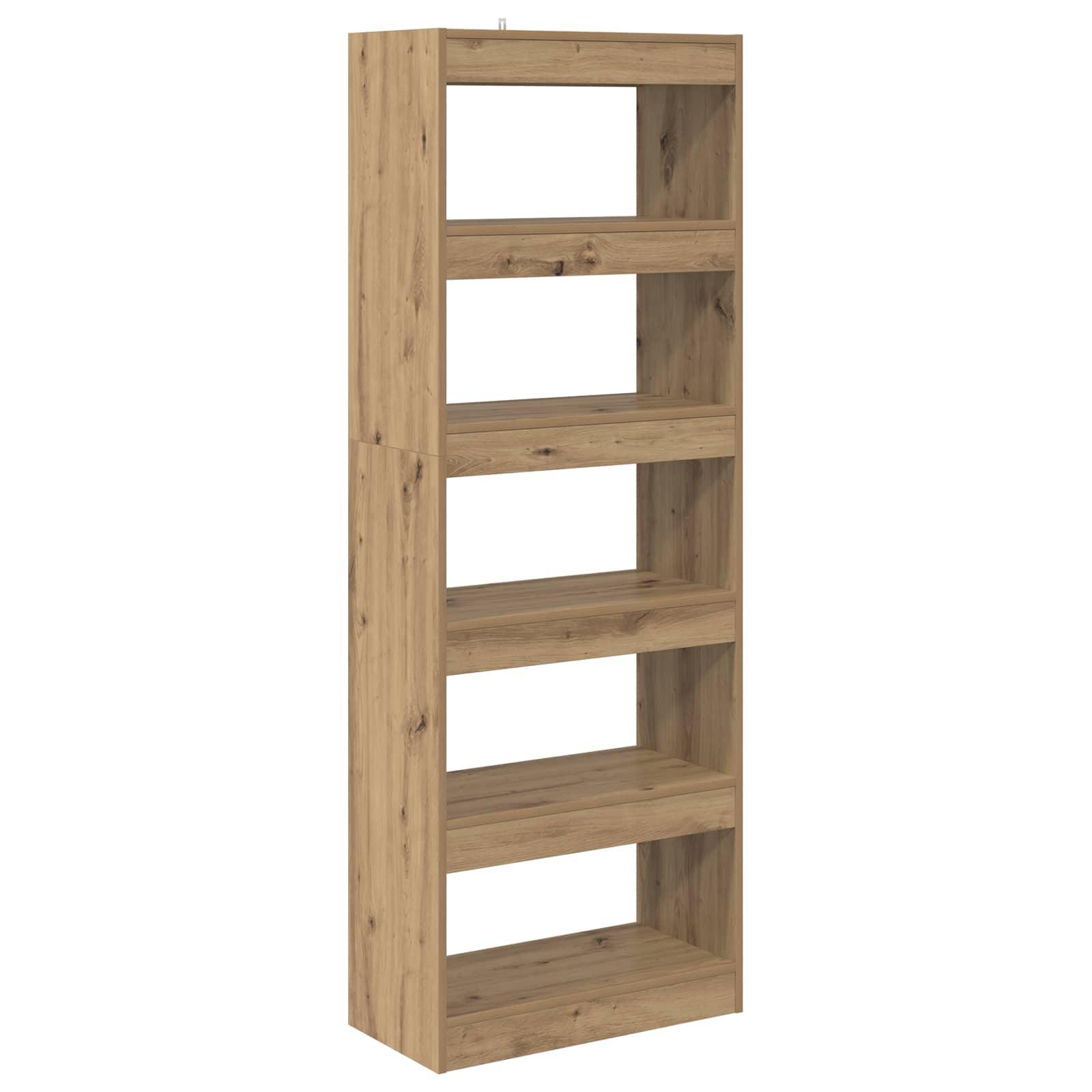 Bibliothèque chêne artisanal 60 x 30 x 166 cm Bois d'ingénierie - XIOS