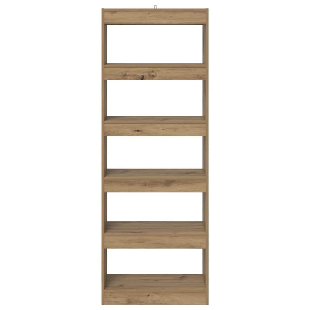 Bibliothèque chêne artisanal 60 x 30 x 166 cm Bois d'ingénierie - XIOS