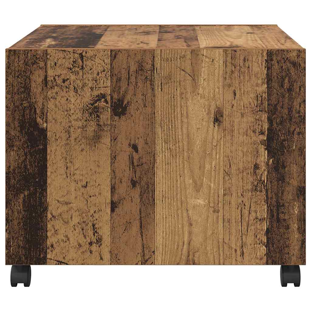 Table basse Bois ancien 55 x 55 x 45 cm Bois d'ingénierie - XIOS