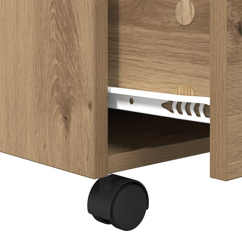 Table basse chêne artisanal 55 x 55 x 45 cm Bois d'ingénierie - XIOS