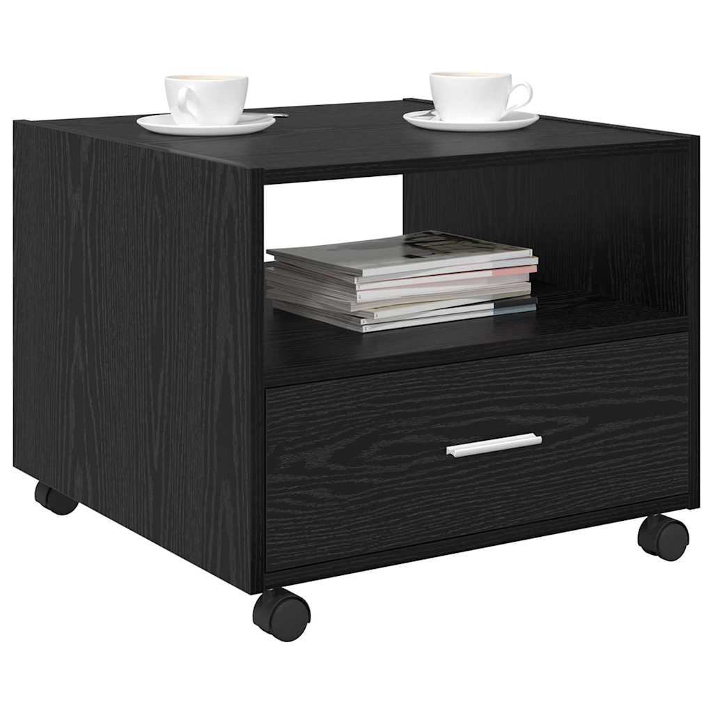 Table basse Chêne noir 55 x 55 x 45cm Bois d'ingénierie - XIOS