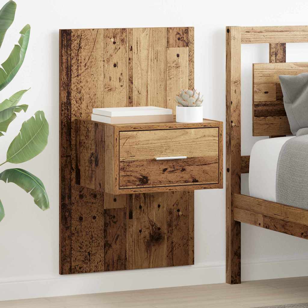 Cabinet de chevet 2 pcs Bois ancien 50 x 32,5 x 80cm - XIOS