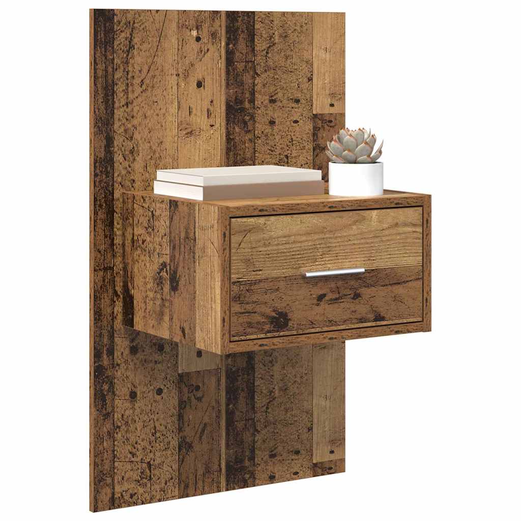 Cabinet de chevet 2 pcs Bois ancien 50 x 32,5 x 80cm - XIOS