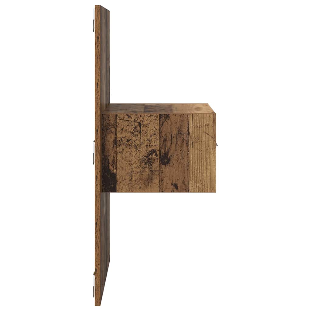 Cabinet de chevet 2 pcs Bois ancien 50 x 32,5 x 80cm - XIOS