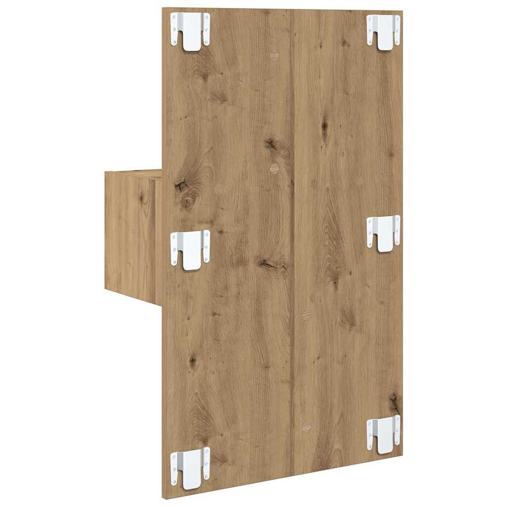 Cabinet de chevet 2 pcs Chêne artisanal 50 x 32,5 x 80cm - XIOS