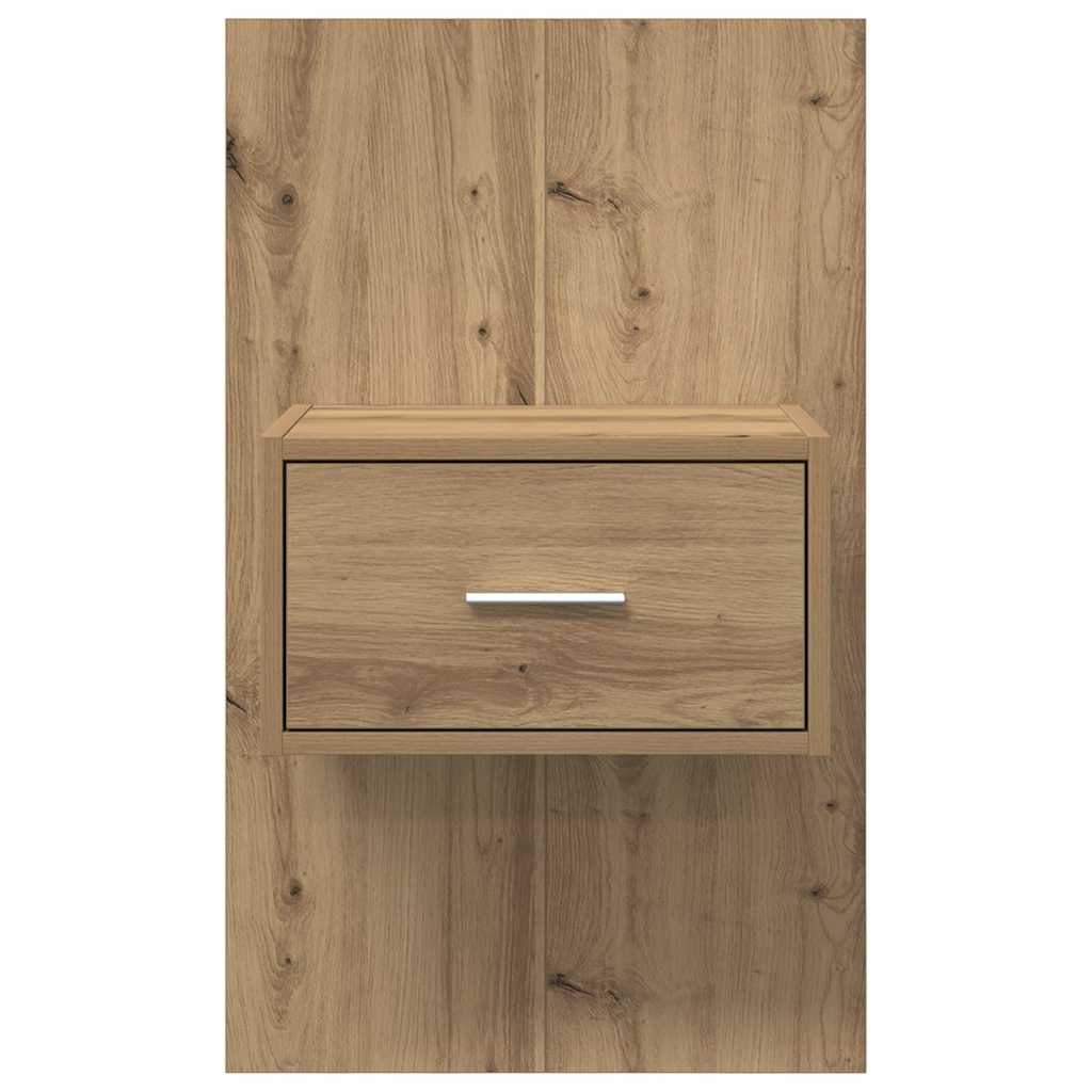 Cabinet de chevet 2 pcs Chêne artisanal 50 x 32,5 x 80cm - XIOS
