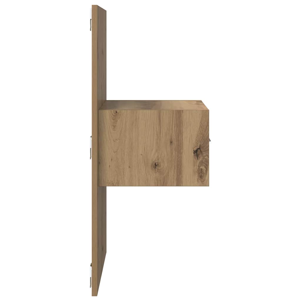 Cabinet de chevet 2 pcs Chêne artisanal 50 x 32,5 x 80cm - XIOS
