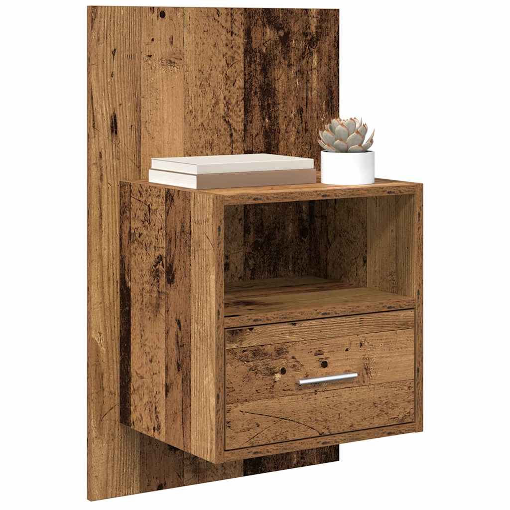 Cabinet de chevet 2 pcs Bois ancien 50 x 32.5 x 80cm - XIOS
