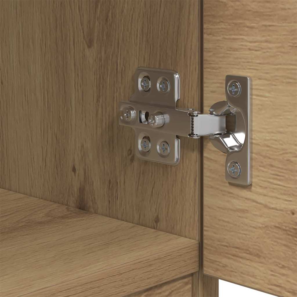 Armoire de lit 2 pc Chêne artisanal 40 x 39 x 40cm - XIOS