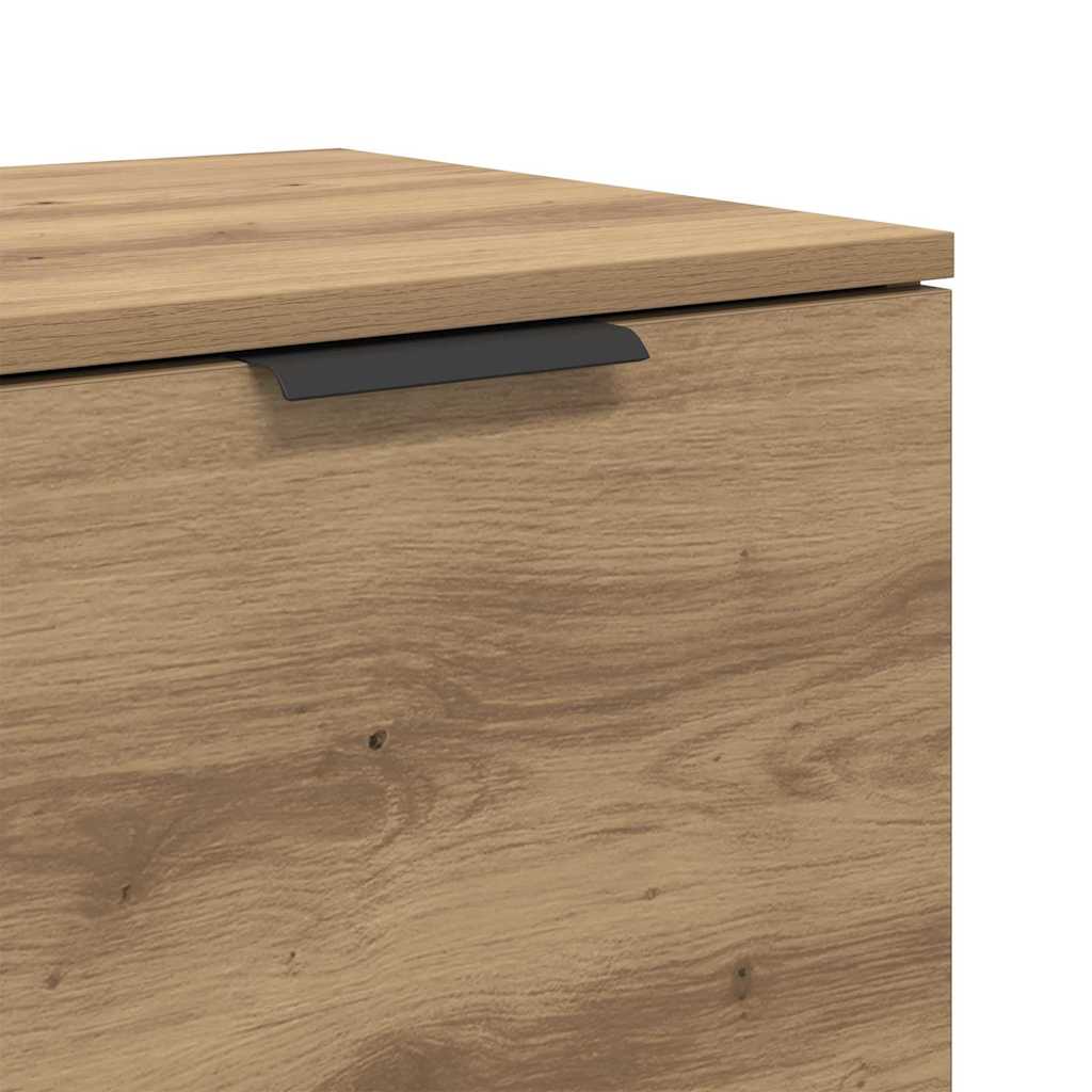 Armoire de lit 2 pc Chêne artisanal 40 x 39 x 40cm - XIOS