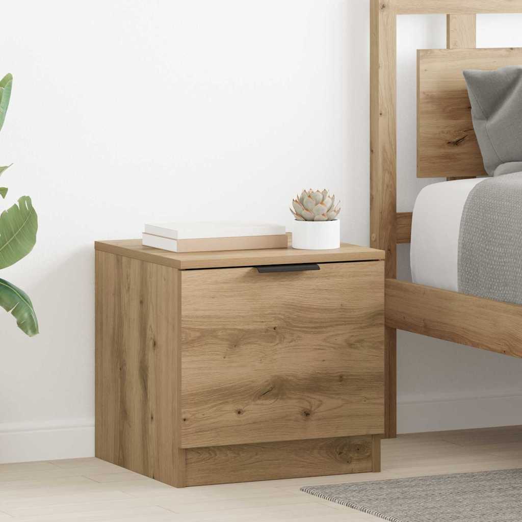 Armoire de lit 2 pc Chêne artisanal 40 x 39 x 40cm - XIOS