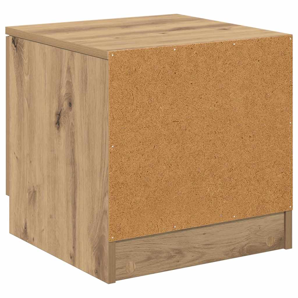 Armoire de lit 2 pc Chêne artisanal 40 x 39 x 40cm - XIOS