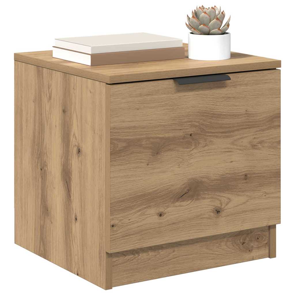 Armoire de lit 2 pc Chêne artisanal 40 x 39 x 40cm - XIOS