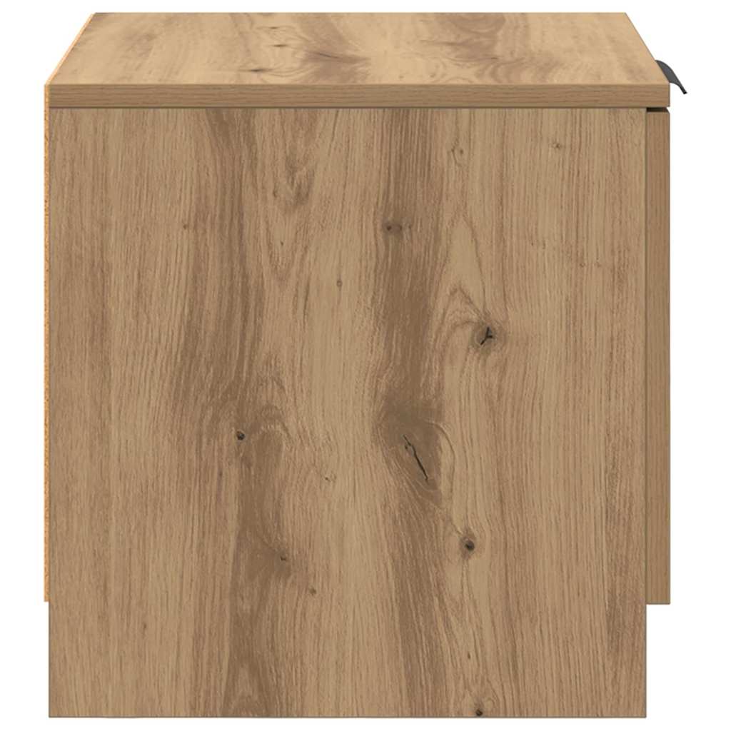 Armoire de lit 2 pc Chêne artisanal 40 x 39 x 40cm - XIOS