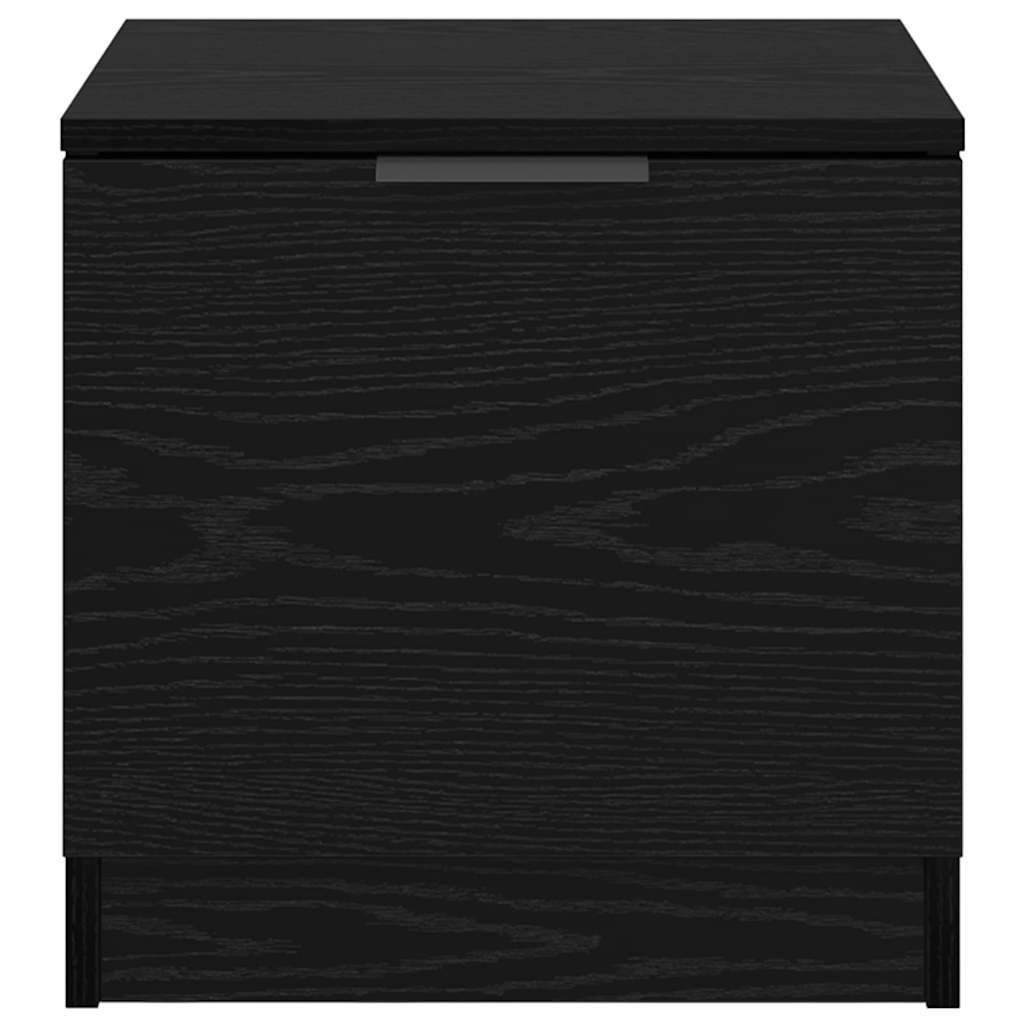 Armoire de lit 2 pc Chêne noir 40 x 39 x 40cm Bois d'ingénierie - XIOS