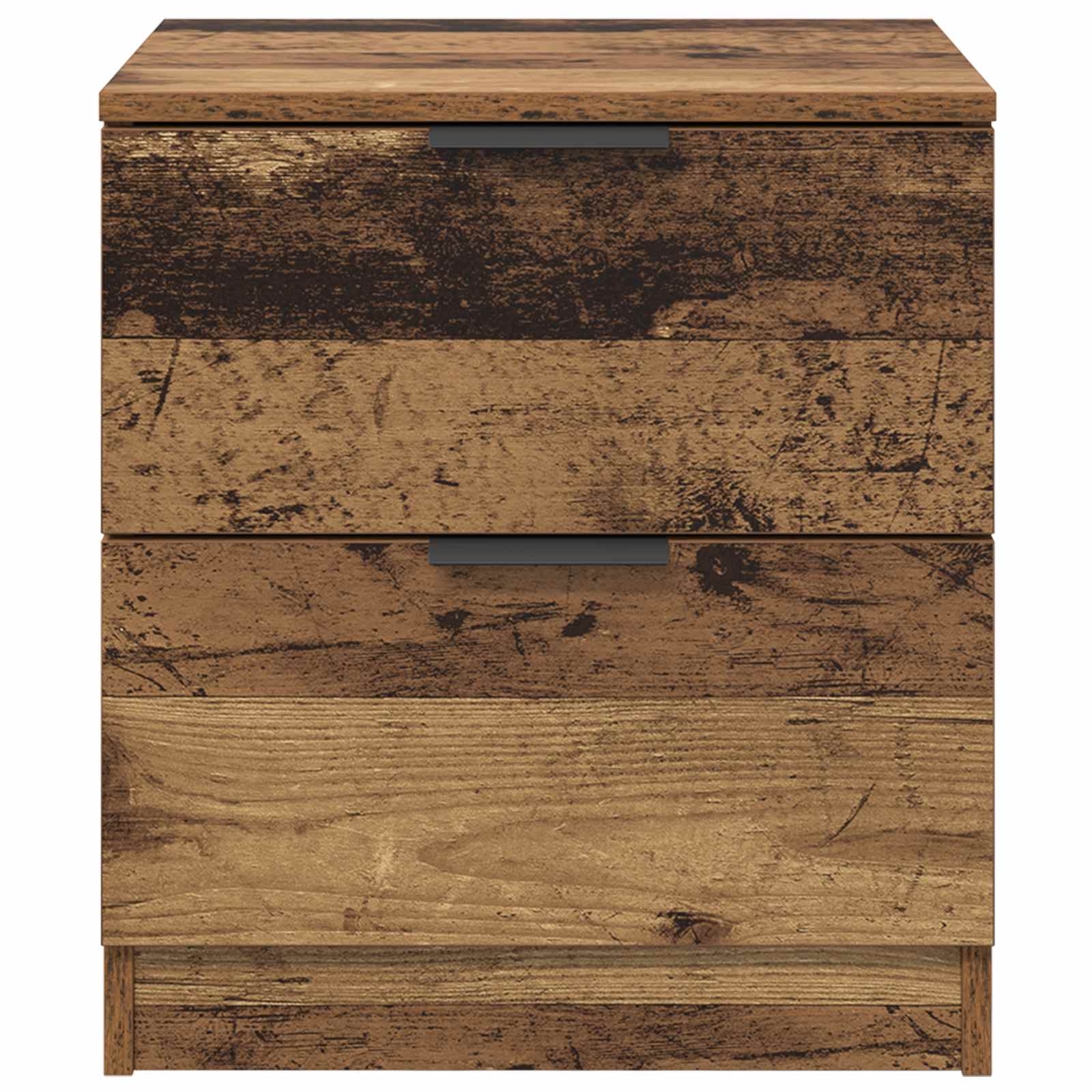 Cabinet de chevet avec tiroir 2 pcs Bois ancien 45 x 39 x 50cm - XIOS
