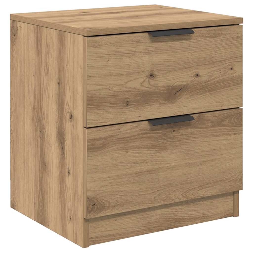 Cabinet de chevet 2 pcs chêne artisanal 45 x 39 x 50 cm - XIOS