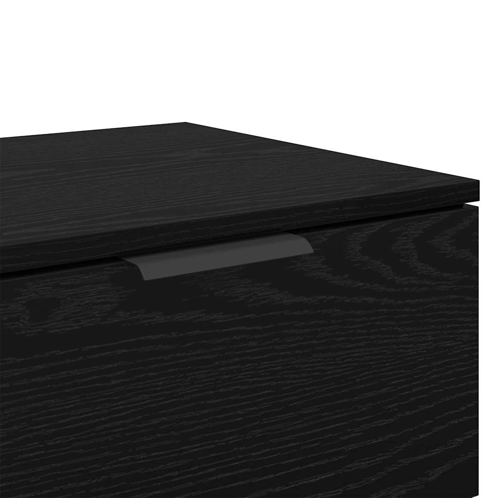 Cabinet de chevet avec tiroir 2 pcs Chêne noir 45 x 39 x 50 cm - XIOS