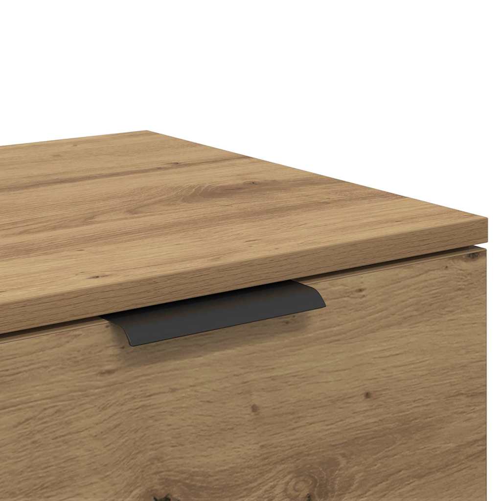Armoire de lit avec tiroir 2 pcs Chêne artisanal 40 x 39 x 40cm - XIOS