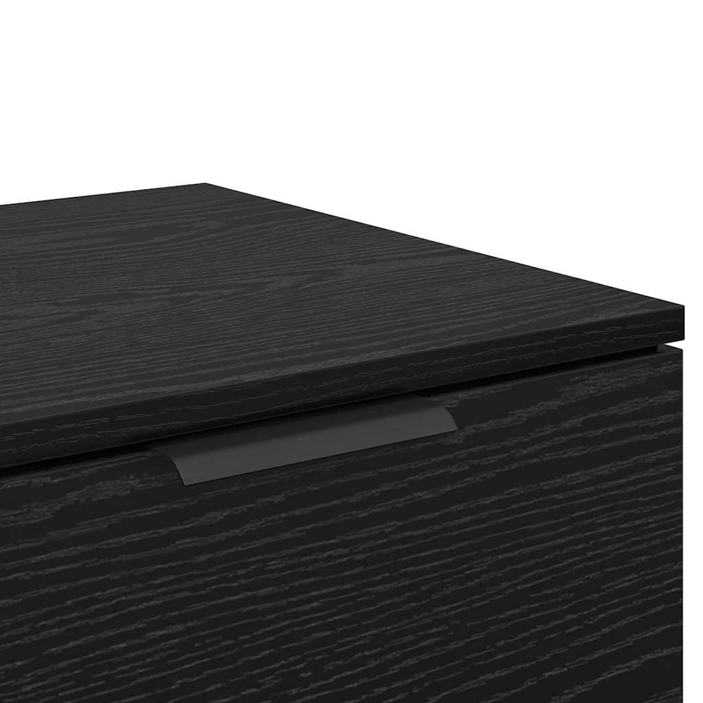Armoire de lit avec tiroir 2 pcs Chêne noir 40 x 39 x 40cm - XIOS