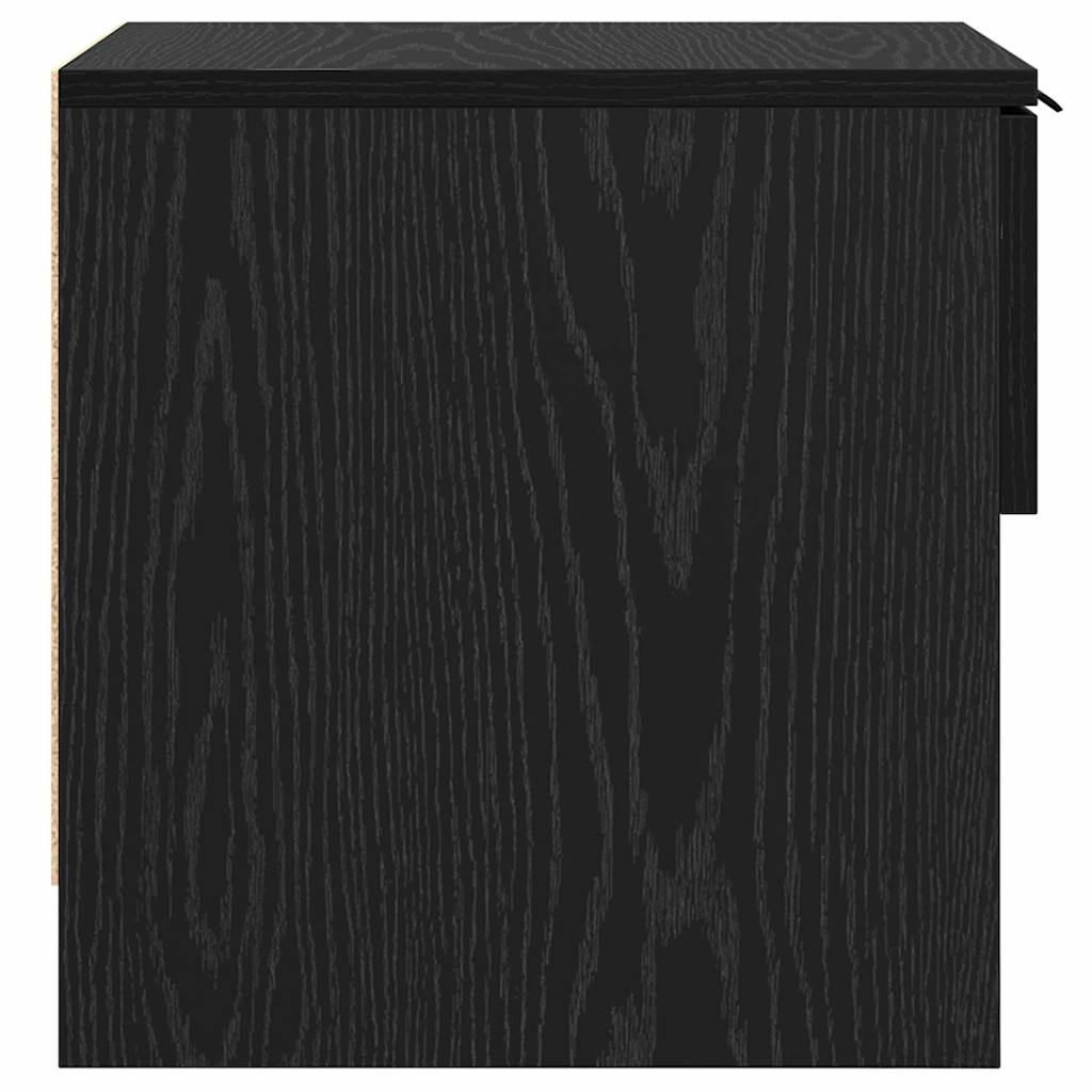 Armoire de lit avec tiroir 2 pcs Chêne noir 40 x 39 x 40cm - XIOS