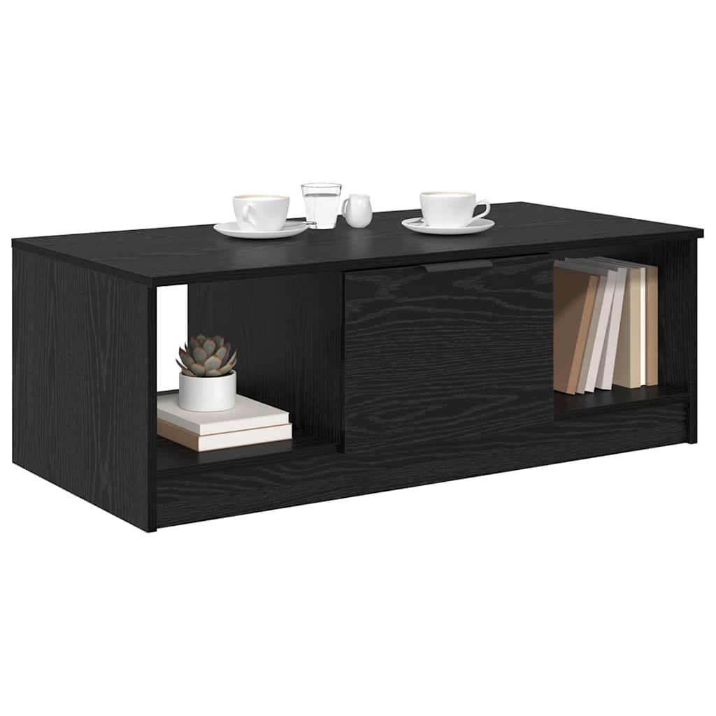 Table basse Chêne noir 102 x 50 x 36cm Bois d'ingénierie - XIOS