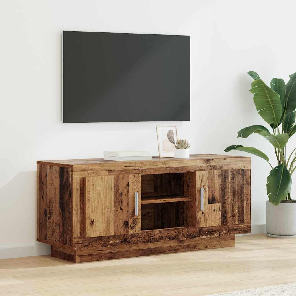 Meuble TV Bois Ancien 102 x 35 x 45 cm Bois d'ingénierie - XIOS