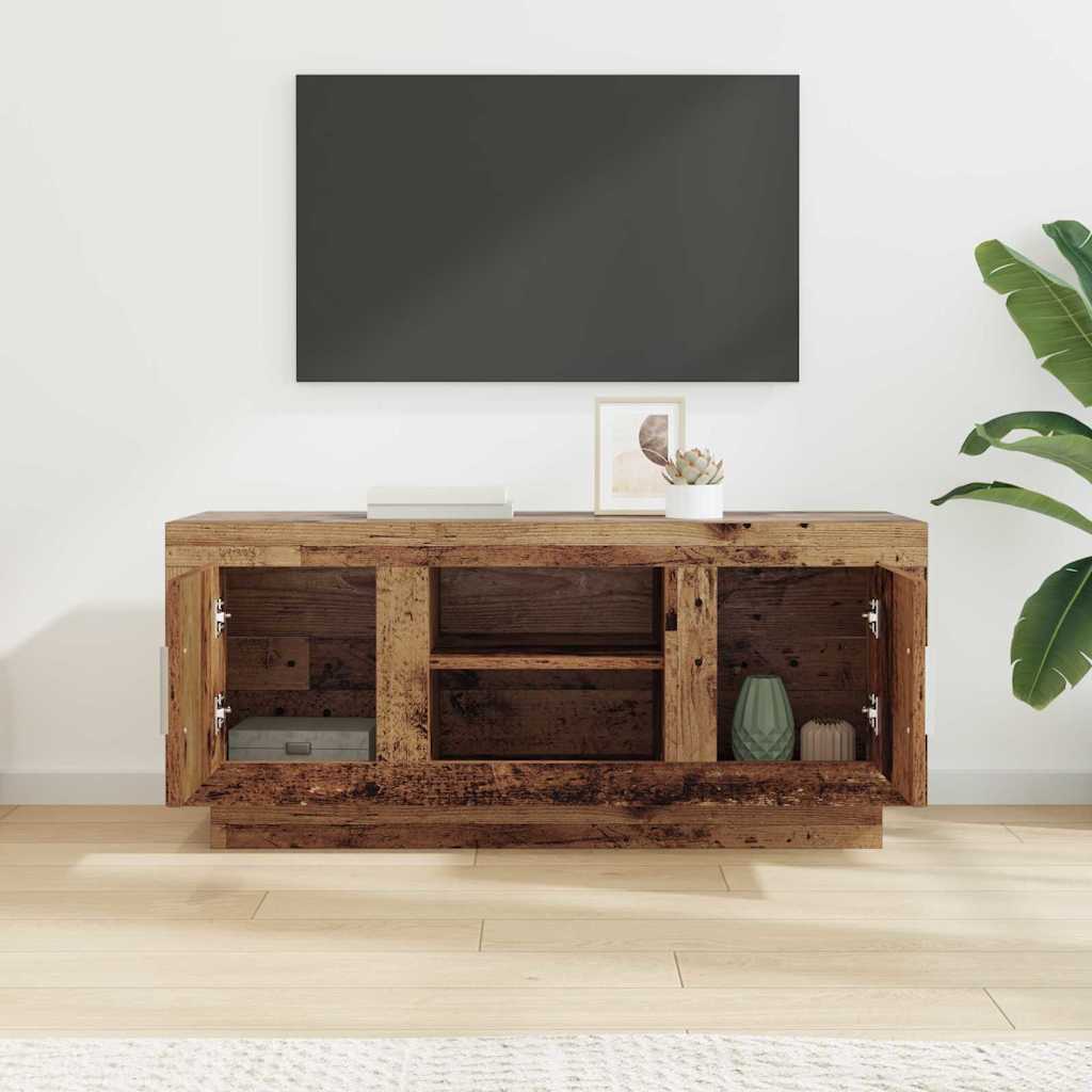 Meuble TV Bois Ancien 102 x 35 x 45 cm Bois d'ingénierie - XIOS