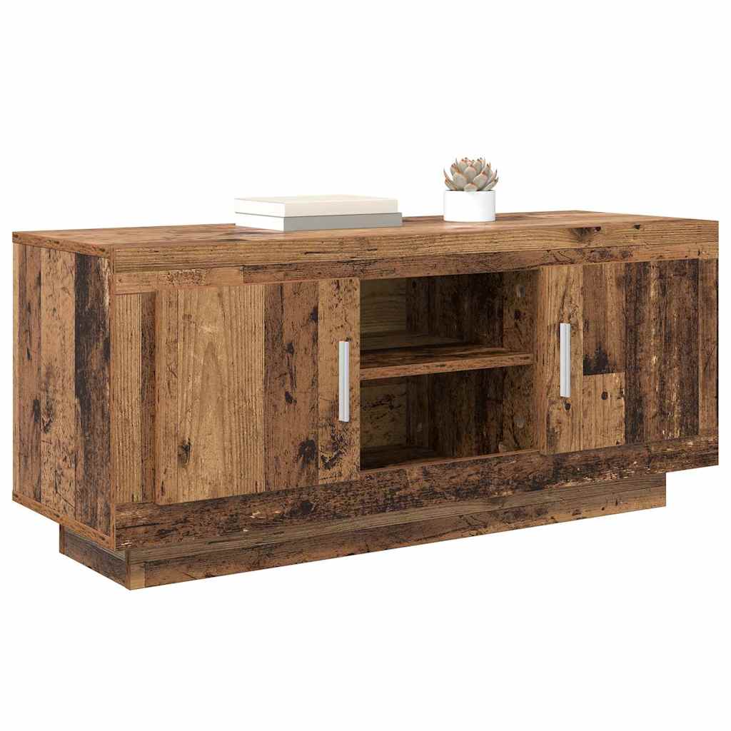 Meuble TV Bois Ancien 102 x 35 x 45 cm Bois d'ingénierie - XIOS