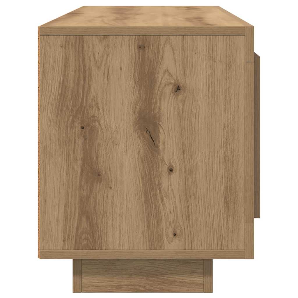 Meuble TV Chêne artisanal 102 x 35 x 45 cm Bois d'ingénierie - XIOS