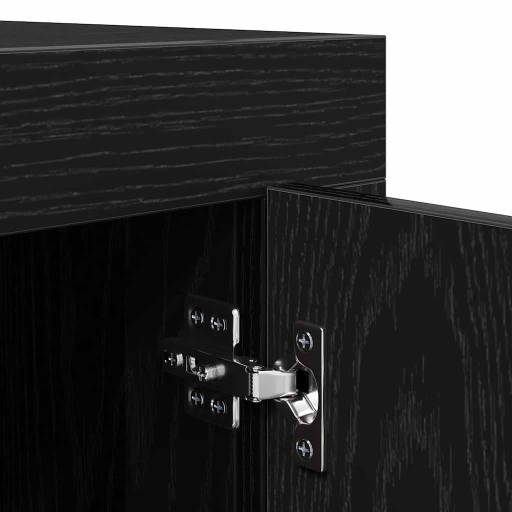 Meuble TV Chêne noir 102 x 35 x 45 cm Bois d'ingénierie - XIOS