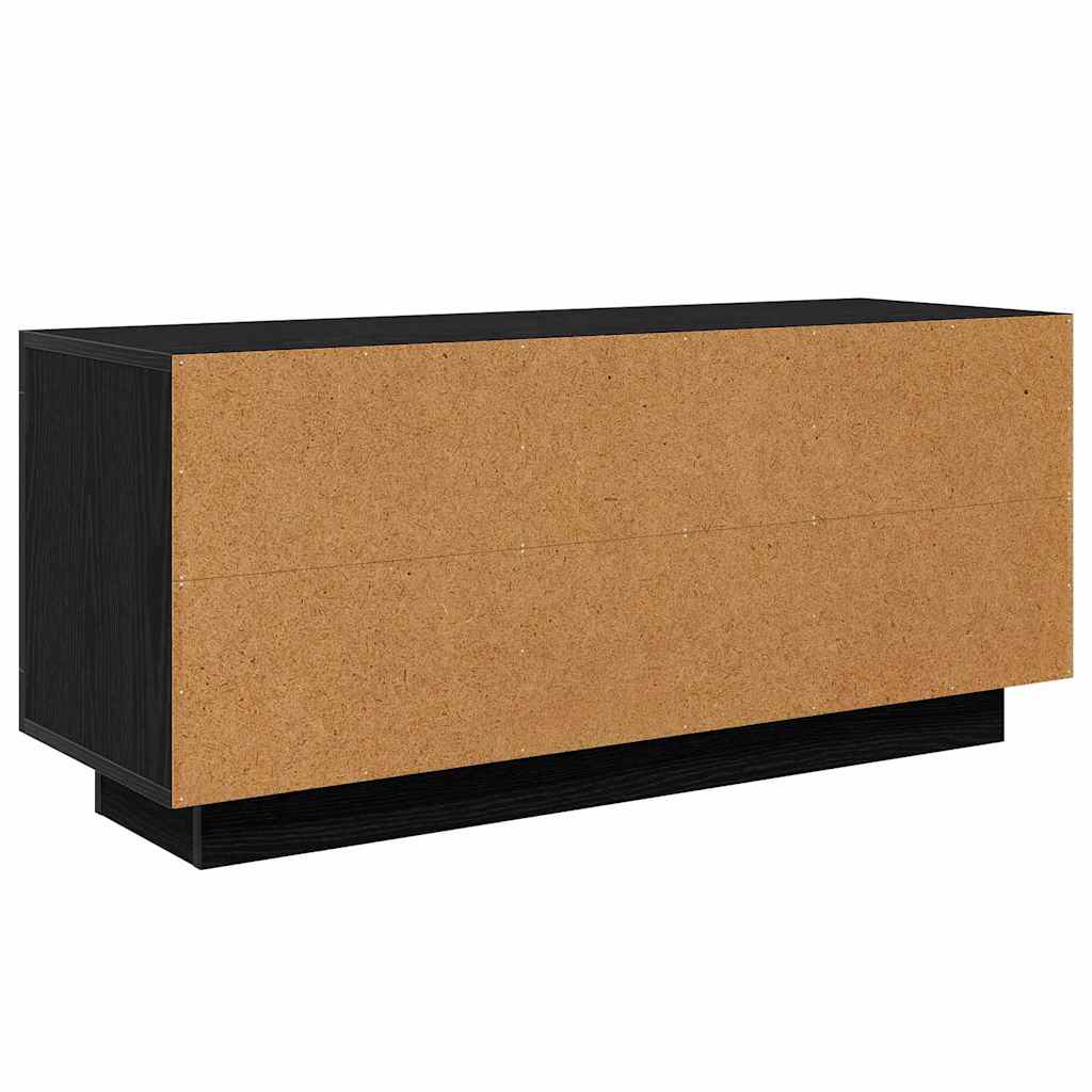 Meuble TV Chêne noir 102 x 35 x 45 cm Bois d'ingénierie - XIOS