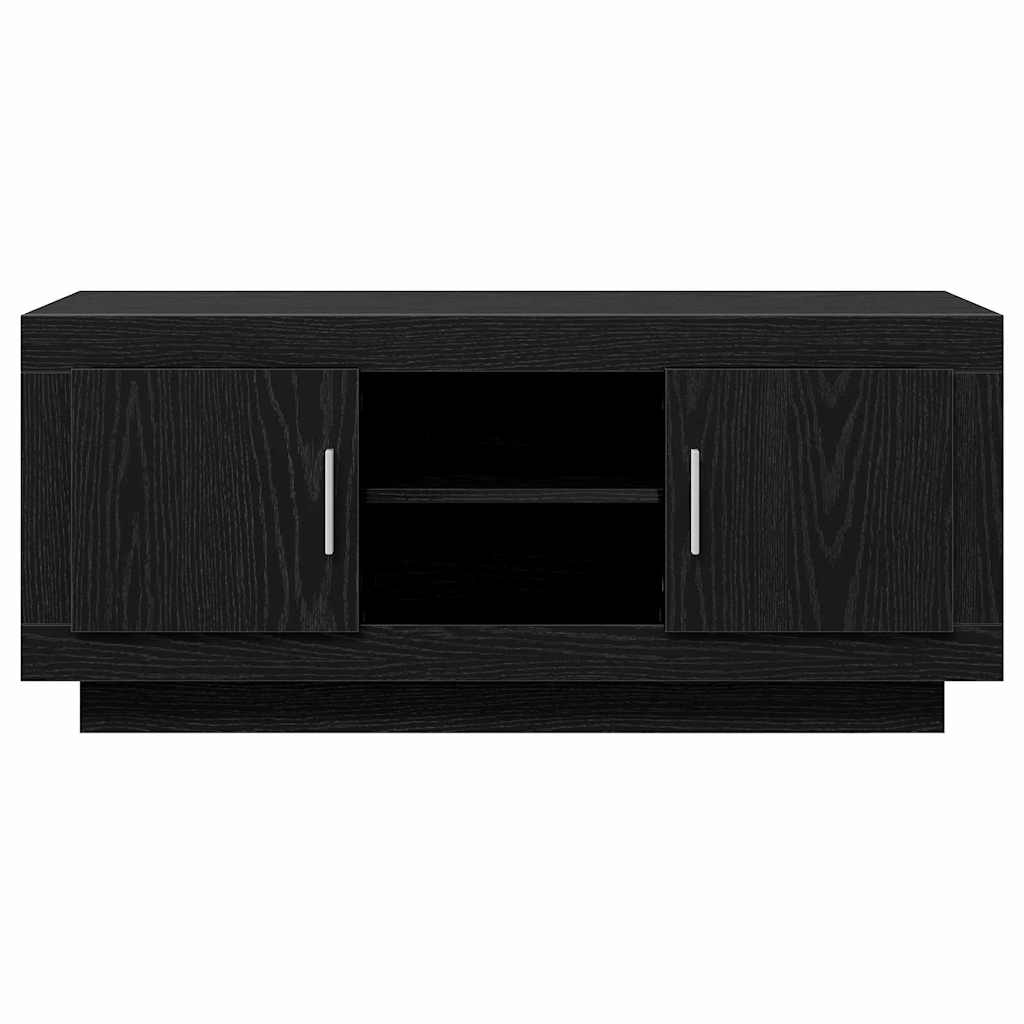 Meuble TV Chêne noir 102 x 35 x 45 cm Bois d'ingénierie - XIOS