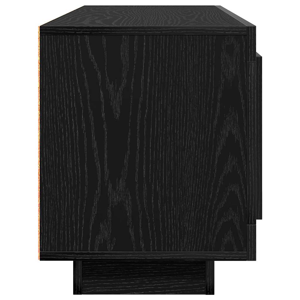 Meuble TV Chêne noir 102 x 35 x 45 cm Bois d'ingénierie - XIOS