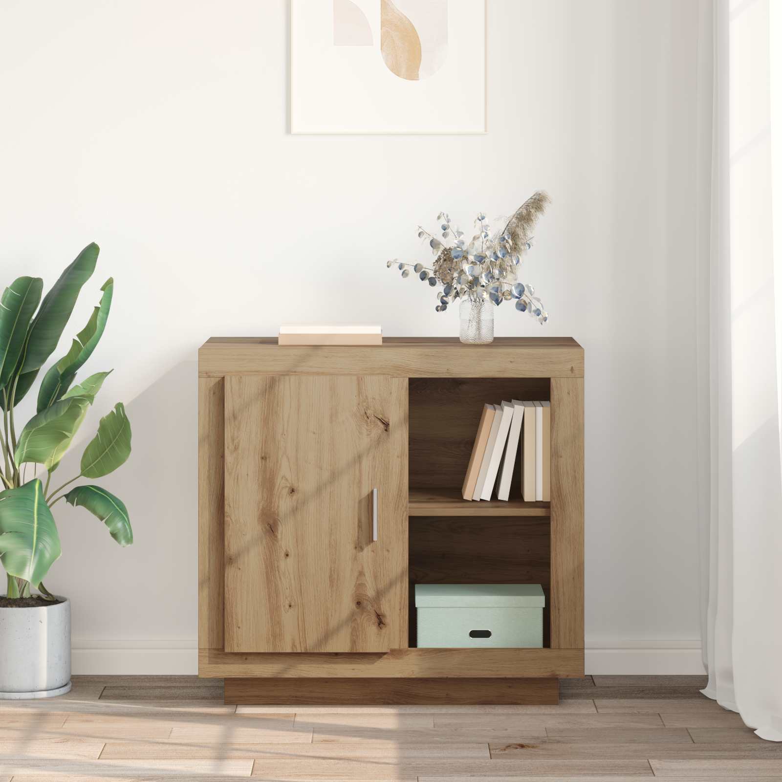 Buffet Chêne artisanal 80 x 40 x 75 cm Bois d'ingénierie - XIOS
