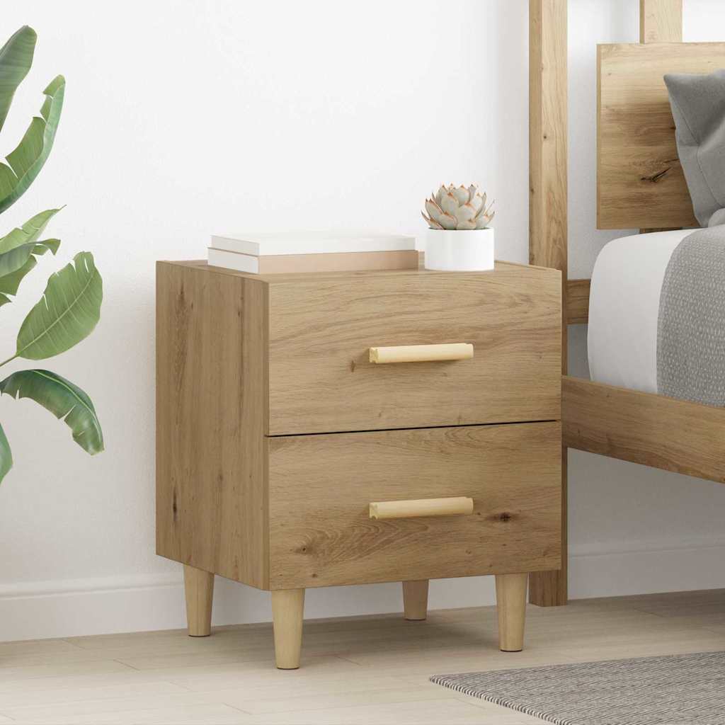 Armoire de lit 2 pcs Chêne artisanal 40 x 35 x 47.5cm - XIOS