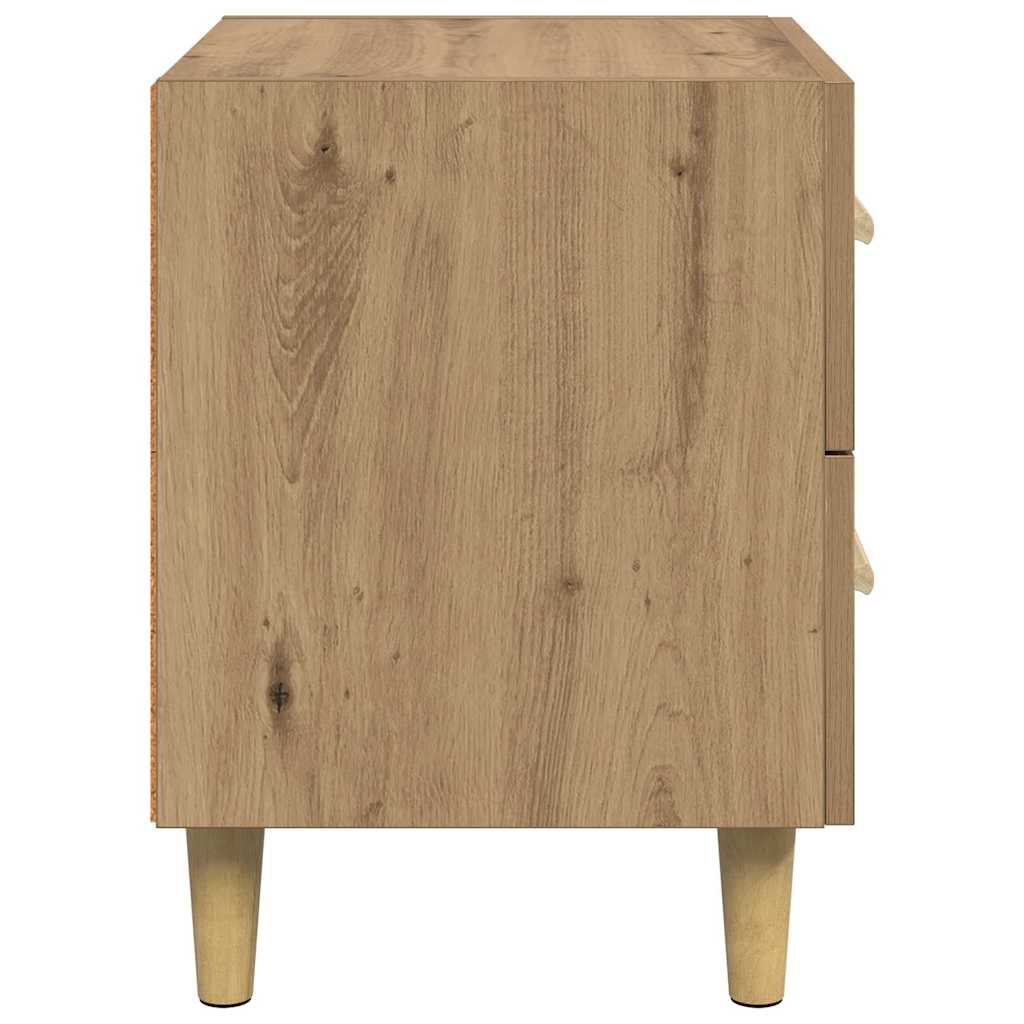 Armoire de lit 2 pcs Chêne artisanal 40 x 35 x 47.5cm - XIOS