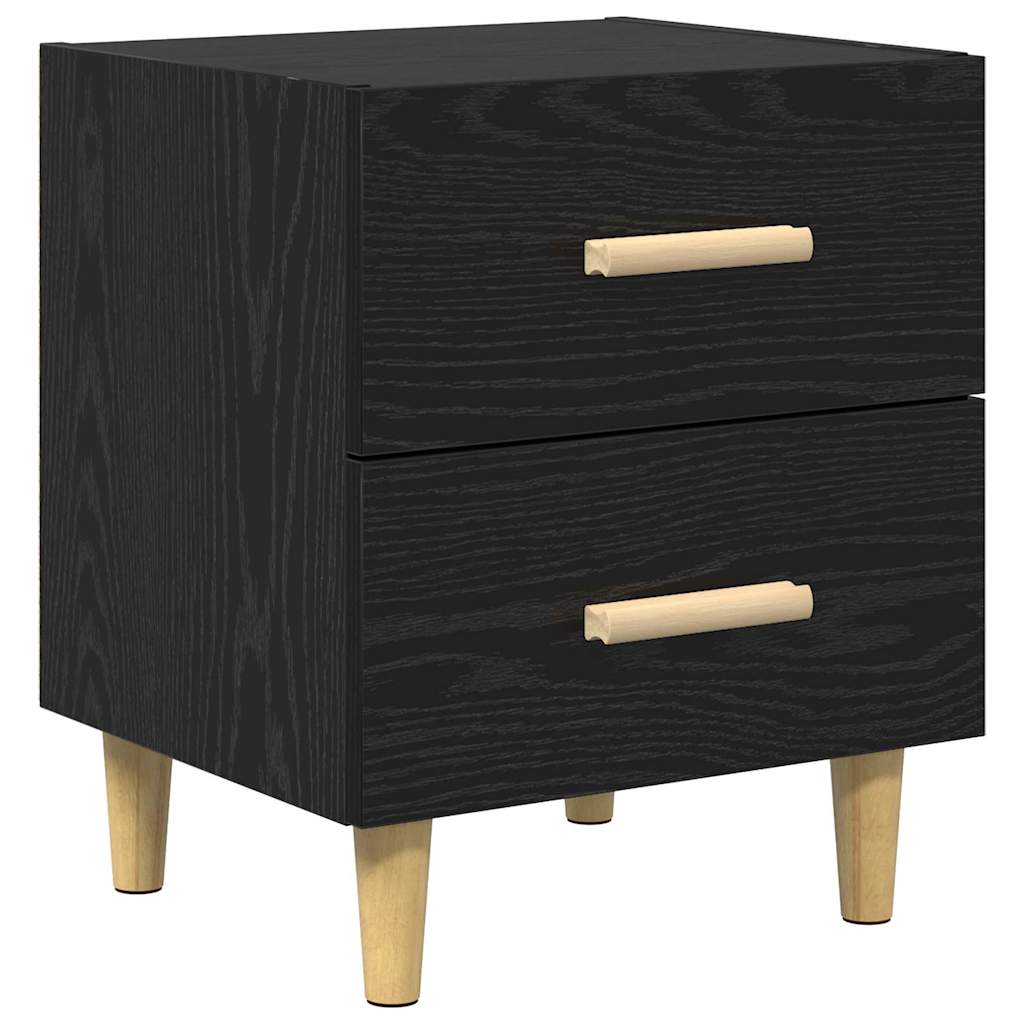 Armoire de lit avec tiroir 2 pcs Chêne noir 40 x 35 x 47.5cm - XIOS