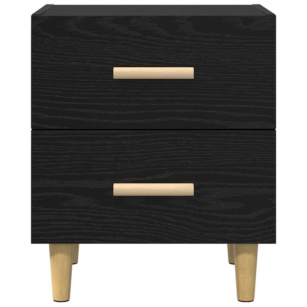 Armoire de lit avec tiroir 2 pcs Chêne noir 40 x 35 x 47.5cm - XIOS