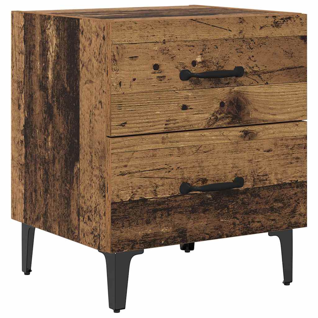 Armoire de lit Bois ancien 40 x 35 x 47,5 cm Bois d'ingénierie - XIOS