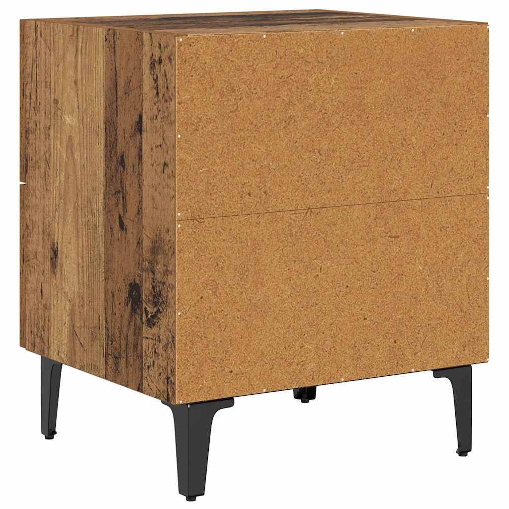 Armoire de lit Bois ancien 40 x 35 x 47,5 cm Bois d'ingénierie - XIOS