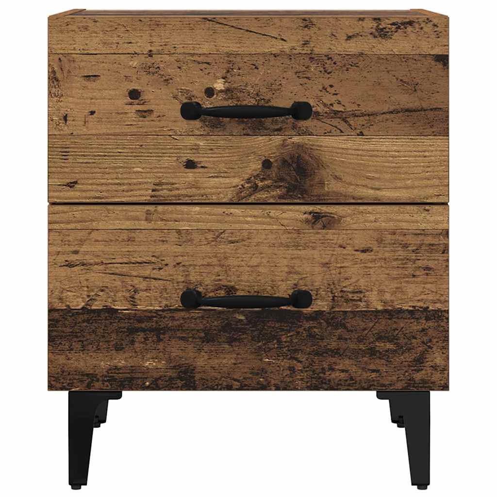 Armoire de lit Bois ancien 40 x 35 x 47,5 cm Bois d'ingénierie - XIOS