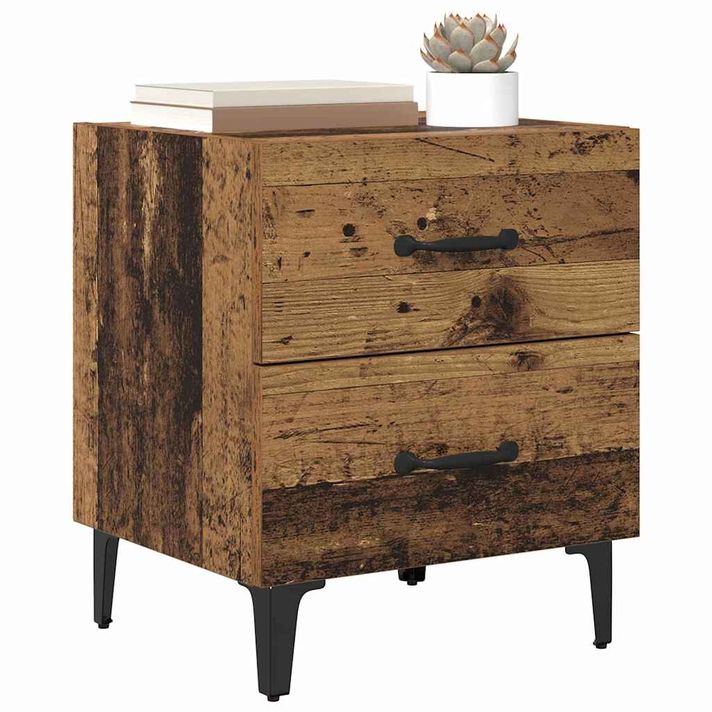 Armoire de lit Bois ancien 40 x 35 x 47,5 cm Bois d'ingénierie - XIOS