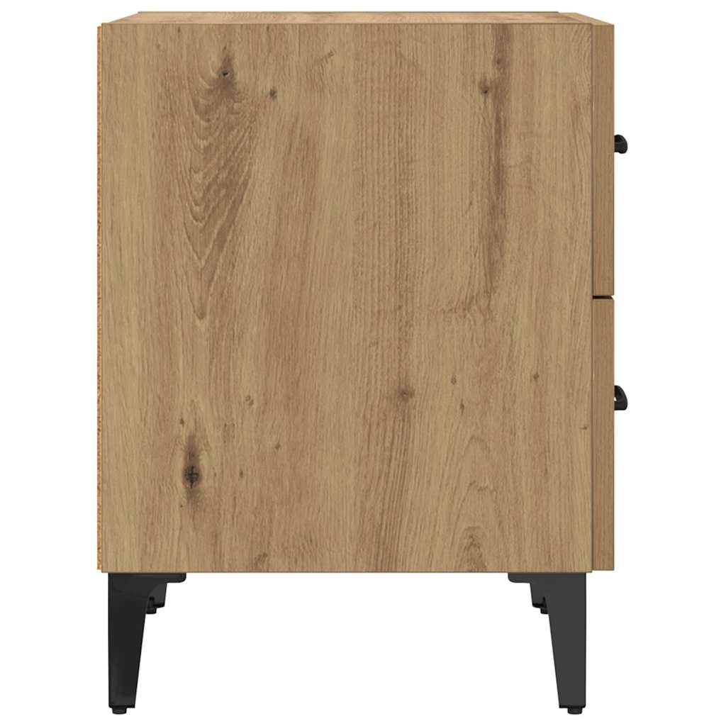 Armoire de lit 2 pcs Chêne artisanal 40 x 35 x 47,5 cm - XIOS