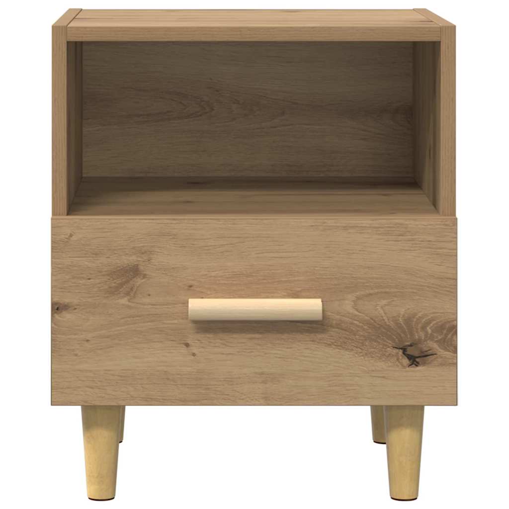 Cabinet de chevet 2 pcs Chêne artisanal 40 x 35 x 47 cm - XIOS